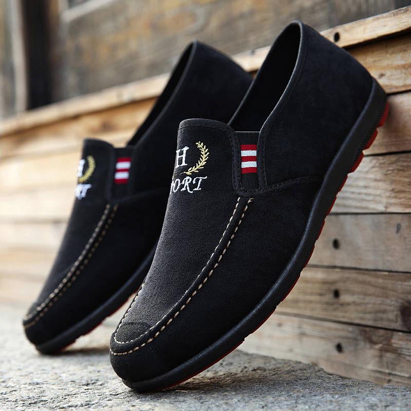 Old Beijing Men's Canvas Shoes Non-slip Wear-resistant Comfortable Casual Shoes