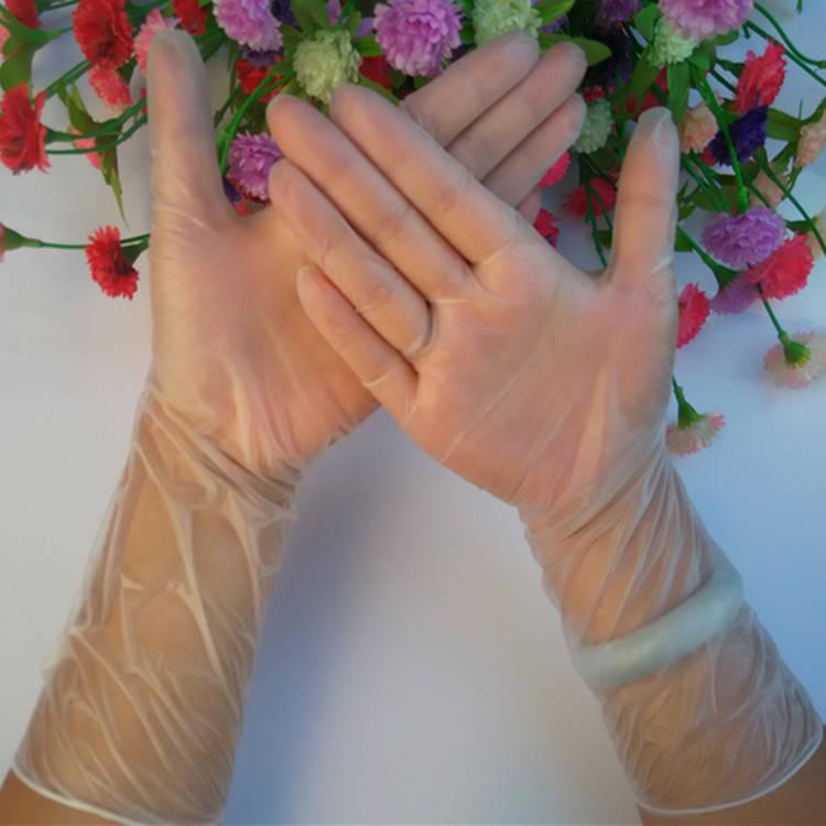 100Pcs/Lot Food Grade Transparent Disposable Gloves Vinyl Gloves for Housework Cleaning Kitchen