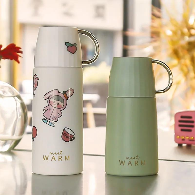 Insulation Cup Large-capacity 304 Stainless Steel Cup Lid Drinking Cup High-value Outdoor Portable Water Cup