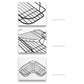 Self Adhesive Bathroom Shower Shelf Metal Wall Mounted Storage Organizer Rack