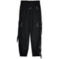 Pants Female Loose and Thin BF Overalls Female Korean Version Ins Harajuku Style Beam Leg Pants Small Wide Leg Black Tide