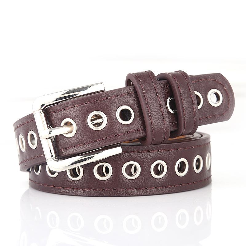 Belts belts for women multicolor thin skinny faux leather waistband casual belt