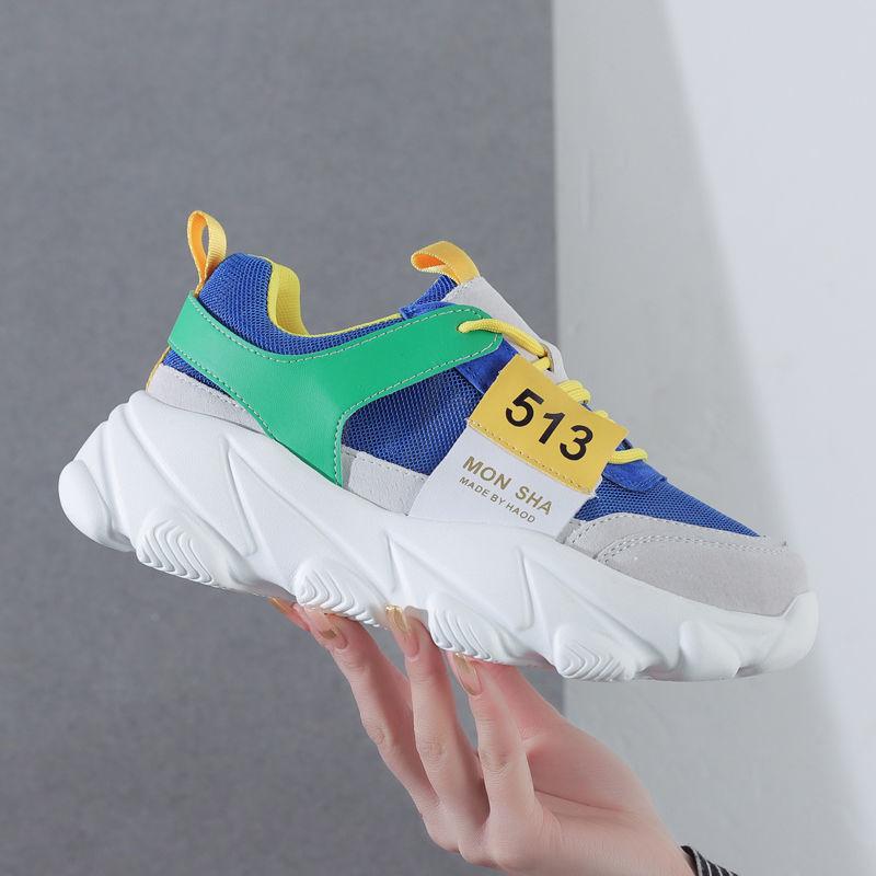 Shoes  Female Students Korean Version  All-match Casual Breathable  Comfortable Sports Shoes Flat Running Shoes