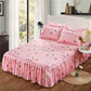 Dust-proof Simmons Protective Sleeve Twill Sanding Bed Skirt Anti-slip Bedspread Thicken Korean Wedding Bed Cover Bed Sheet