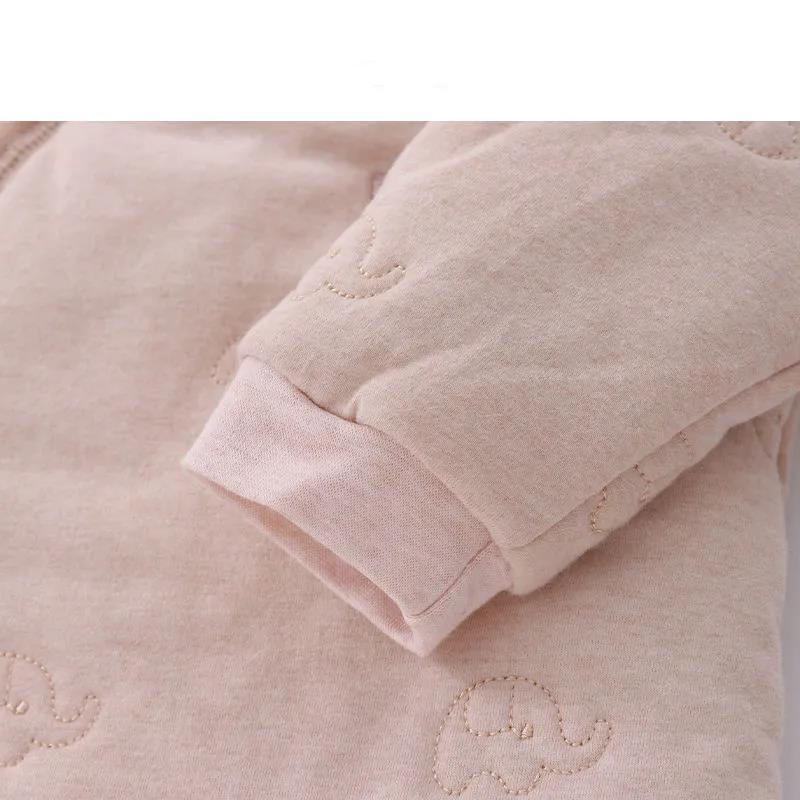 Newborn Baby Bandage One-piece Clothes Cotton Clothes Autumn and Winter Neonatal Long Sleeve Climbing Clothes Men's and Women's Baby Cotton Clothes