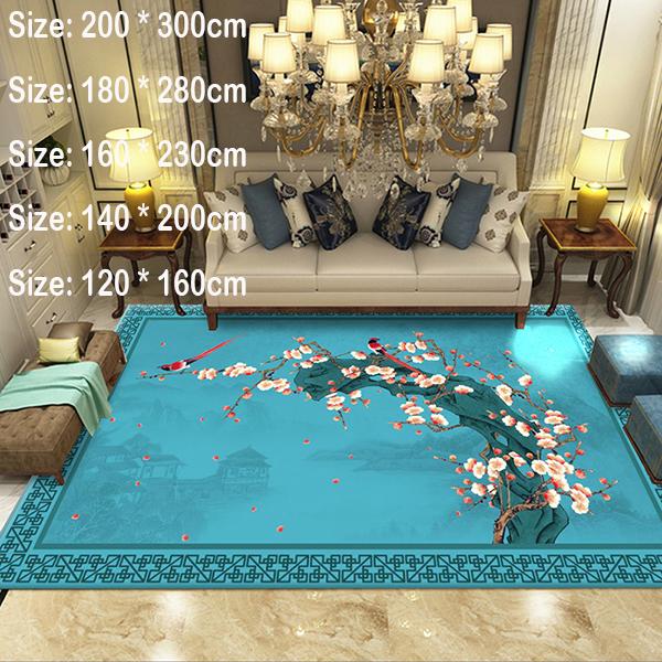 Chinese style big rug study rug bedroom bedside mat living room rug coffee table rug