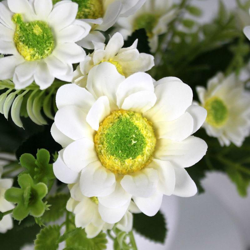 Home Decoration Flower Living Room Coffee Table TV Cabinet Display Fake Flower Simulation Flower Set Silk Flower Mini Gerbera Flower Cloth Flower