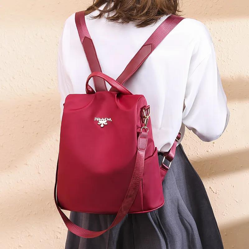 Multifunctional Anti-theft Backpack Ladies Casual Versatile Schoolbag Oxford Cloth Fashion Travel Backpack