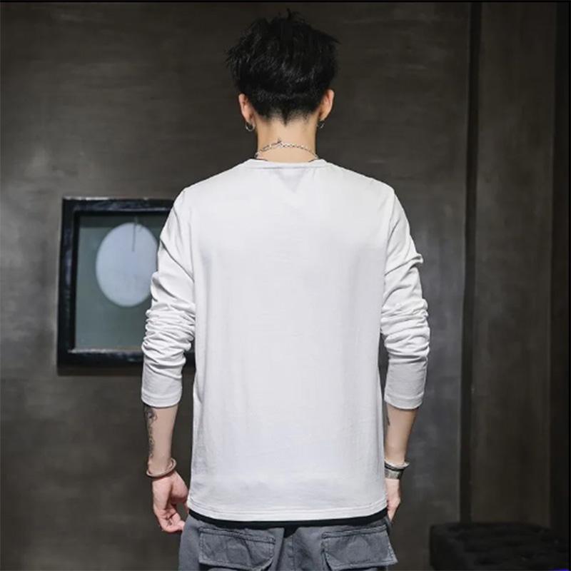 Men's Long-sleeved T-shirt Sports Trend Top Clothes Student T-shirt Bottoming Shirt Sweater Men's Clothing