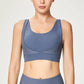 Women's Clothing Fashion Fitness Solid Color Sleeveless Backless Cross Bandage Sports Wear Tank Tops
