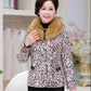 Women's Down Jacket Winter White Duck Down Liner Jacket Warmth Thick Fur Collar Short Jacket