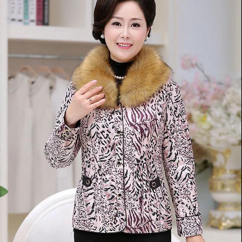 Women's Down Jacket Winter White Duck Down Liner Jacket Warmth Thick Fur Collar Short Jacket