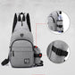 Trendy Casual Backpack Wear-resistant Waterproof Messenger Bag Chest Bag Fashion Men and Women Couple Bag