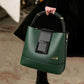 Crocodile Bucket Bag Female Trend Fashion Soft Leather Shoulder Messenger Bag Wild Large-capacity Handbag
