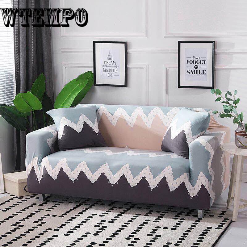 Sofa Cover High Stretch Spandex Furniture Cover for 1/2/3/4 Seater Sofa Covers Home Slipcover