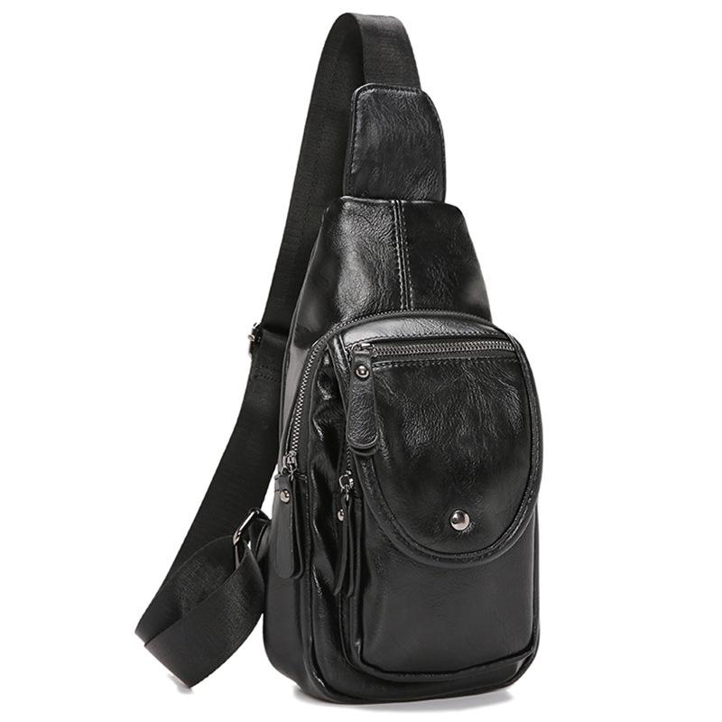 Chest Bag Men Waterproof Large Capacity Multi-pocket Crossbody Outdoor Sports Shoulder Bag