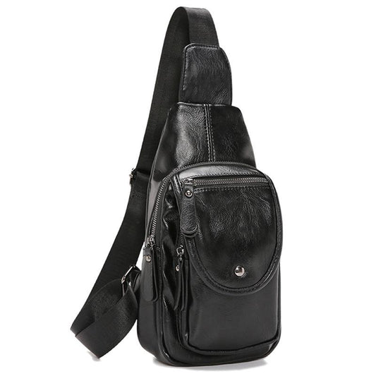 Chest Bag Men Waterproof Large Capacity Multi-pocket Crossbody Outdoor Sports Shoulder Bag