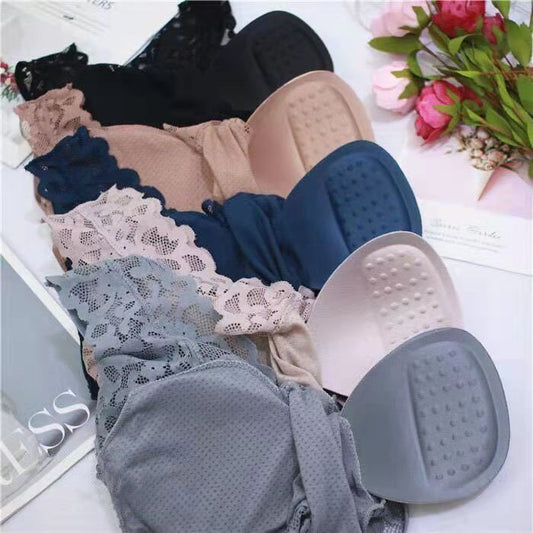 Women's Sexy No Steel Ring Beautiful Back Lace Underwear Bra Women Gather Anti-sagging Thin Bra Outer Wear Running Training Fitness Yoga Underwear