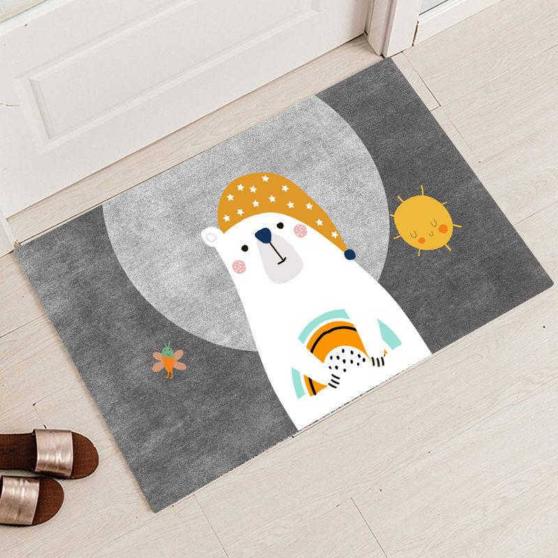 Floor Mats Toilets Toilets Absorbent Floor Mats Kitchen and Bathroom Non-slip Mats Door Entrance Door Mats Bedroom Carpets