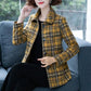 Mother's Woolen Coat Spring and Autumn Women's Short Small Suit Middle-aged and Elderly Woolen Top