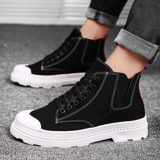 Autumn Winter Boots Men Suede Leather Unisex Fashion Snow Boots Male Work Shoes Martin Boot Large