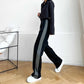 Wide Leg Pants Women's Autumn and Winter Trend High Waist Loose Slim Straight Leg Pants High Street Style All-match Casual Sports Pants