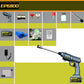 128VF Automatic High Pressure Water Gun Set Lithium Battery Wireless Car Washer Portable Cleaning Tool 10800mAh
