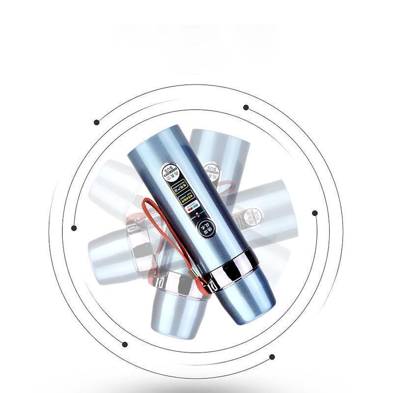 Thermos Cup Portable 304 Stainless Steel Large Capacity Outdoor Sports Water Bottle Business Cup Travel Cup
