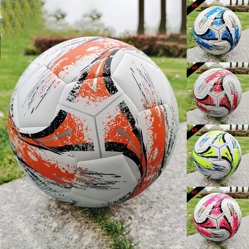 Size 4/5 Triangle Cyclone Soccer Ball Explosion-proof Soccer PU Leather Wearable Football Competition Ball