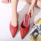 Slippers Women's Bag Skates Wear Bag Head Lazy Slippers Wild Slippers Outdoor Slippers Pointed Shoes