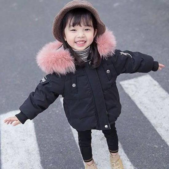 Jacket Winter Girl Parka Warm Coats Jacket Girl Parka Cotton Kids Jacket Parka Boys Winter Coat