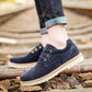 Spring and Autumn Men's Low Top British Shoes Logging Shoes Casual Sneakers Outdoor Workwear Shoes All-match Leather Shoes Men's Shoes