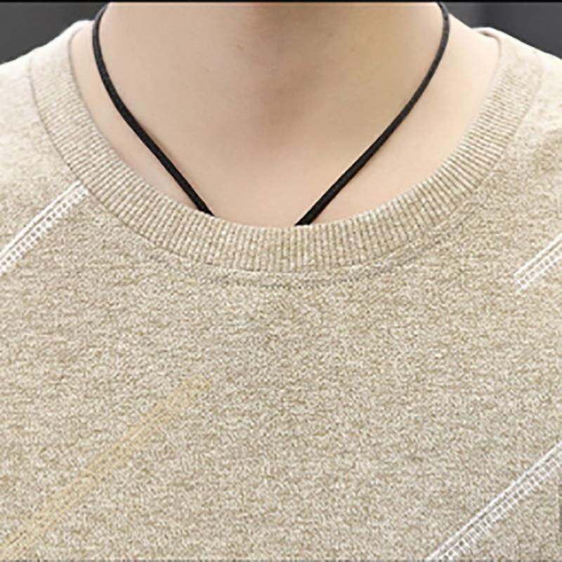 Long-sleeved Round Neck Sweater Loose Bottoming Sweatshirts Thin Top Men's Autumn