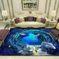 3D Modern Minimalist Light Luxury Carpet Abstract Nordic Living Room Bedroom Bedside Blanket