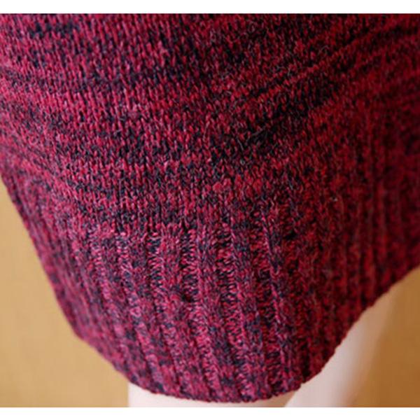 Autumn and Winter Korean Letter Sweater Skirt Thick Bottoming Shirt Mid-length Turtleneck Loose Pullover Sweater Women