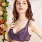 Summer Lace Ultra-thin No Steel Ring Bra Women's Sponge Underwear New Collection Big Breasts Show Small Plus Size Bra
