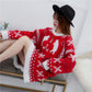 Inside Wearing A Thick Warm Coat Sweater In The Long Sweater Women's Loose Autumn and Winter