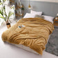 Milk Velvet Flannel Blanket Warm Napping Leisure Blanket Towel Blanket Single Double Summer Blanket