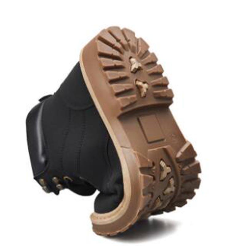 Autumn Winter Men Canvas Boots Fashion High-top  Ankle Boots Men's Shoes Comfortable Sneakers