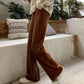 Plus Velvet Cord Velvet Bread Pants Autumn and Winter Thick Pants Children Loose Slim Korean Pants Female Winter Wear