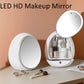 Cosmetic Mirror with Storage Box Dust-proof Large-capacity Cosmetic Mirror LED HD Adjustable Light Makeup Mirror