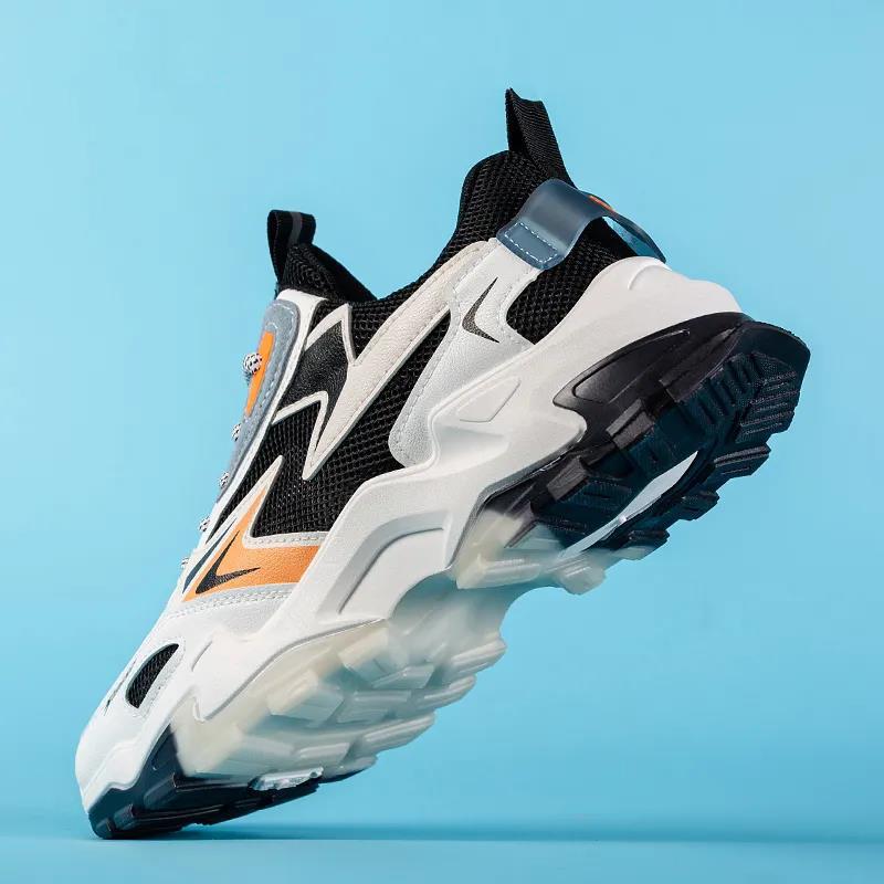 Men's Air Cushion Running Shoes Korean Style Trendy All-match Shoes Breathable Sports Casual Shoes