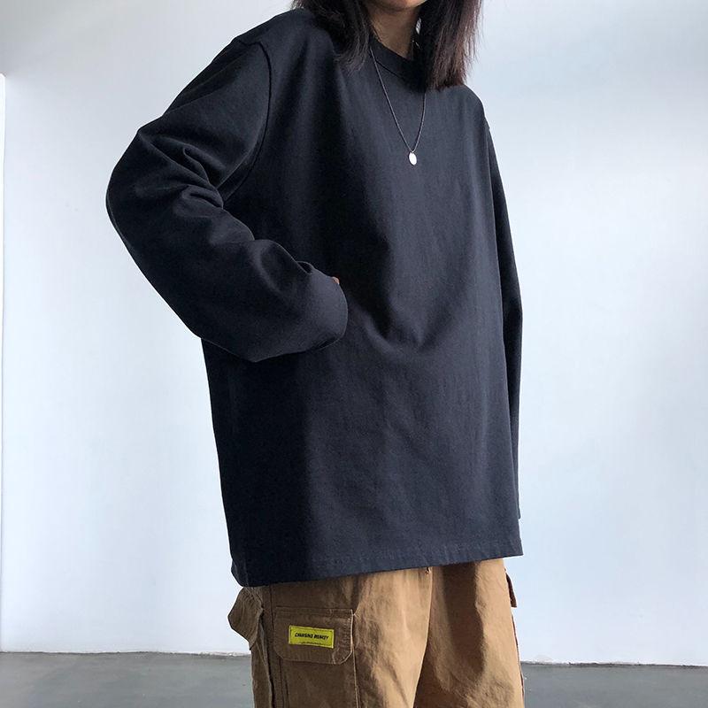 Fall Loose O-Neck T Shirt Elegant Femme  Summer Women Casual Long Sleeve Tops Pullovers