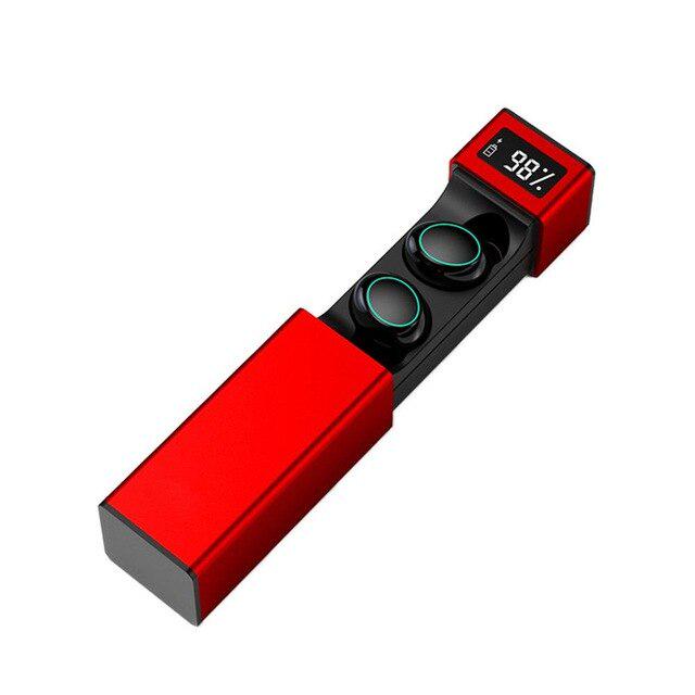 Waterproof 5.0 Earphones Bluetooth Mini HIFI TWS Earbuds Push-pull Headphones LED Display Headset