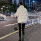 Lightweight Down Jacket Women Winter Thickening Short Stand-up Collar Bread Jacket White Duck Down Warm Winter Jacket