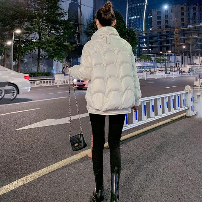 Lightweight Down Jacket Women Winter Thickening Short Stand-up Collar Bread Jacket White Duck Down Warm Winter Jacket