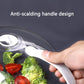 Microwave Oven Food Cover Transparent Anti Sputtering Cover Handle Reusable Airtight Food Covers Home Handle Heat Resistant Lid