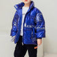 White Duck Down Girls Down Jacket Stand-up Collar Padded Warm Jacket Short Wash-free Windproof Winter Clothes