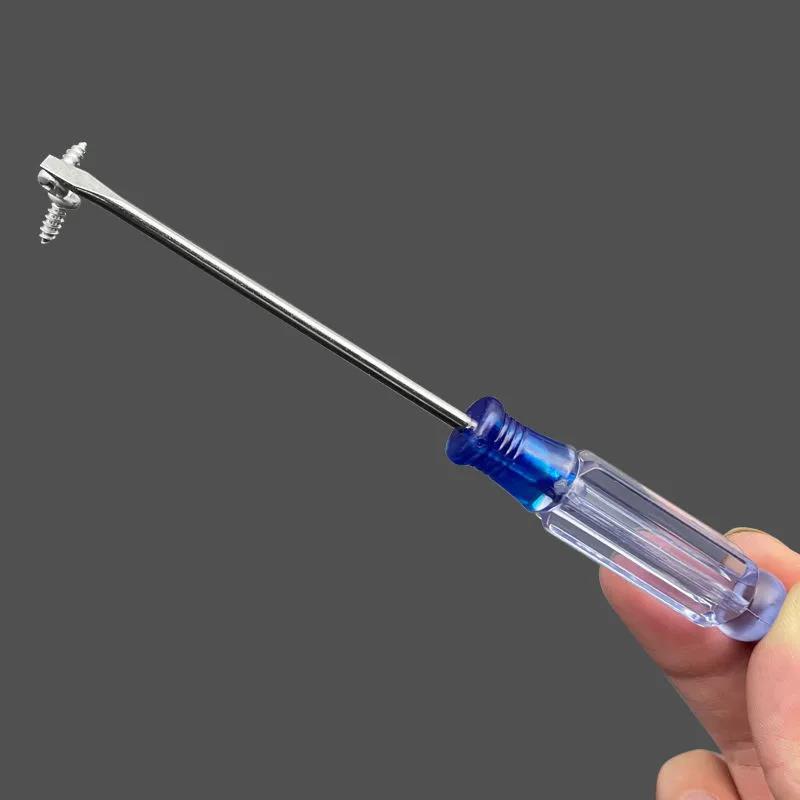 1/2/5/30pcs Household Magnetic Screwdriver Insulated Crystal Handle Toy Machine Removal ToolA