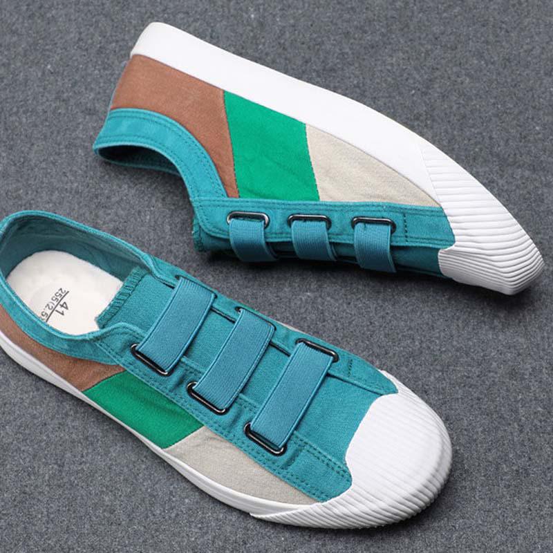 Plus Size 38-44 Summer Men Sneakers Comfortable Running Basketball Shoes Breathable Shockproof Non-slip Canvas Shoes